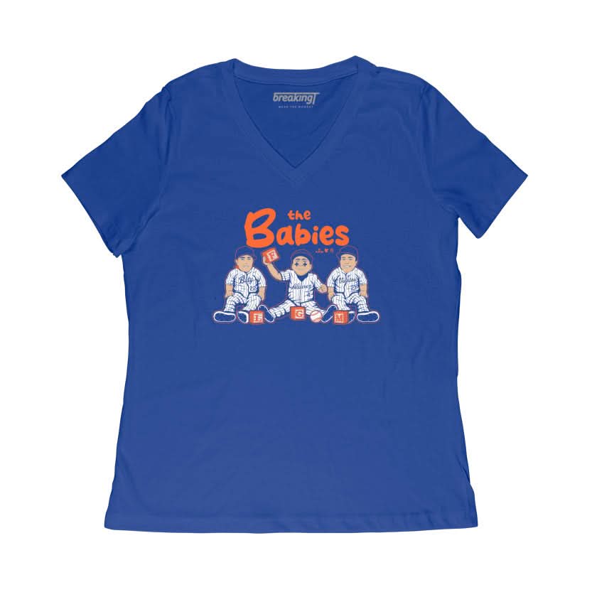 Baty, álvarez, & Vientos Babies Shirt -MLBPA- AthleteLogos + BreakingT